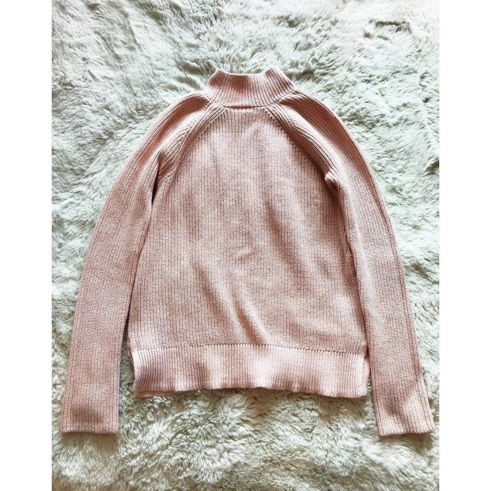 GUC | GAP Light Pink Peach Sweater Tunic | X Small | Ribbed Sweater Teen Girl - Picture 9 of 9